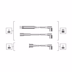 Set di cavi d'accensione MAGNETI MARELLI 941319170009 - Vista aggiuntiva 5