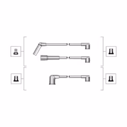 Set di cavi d'accensione MAGNETI MARELLI 941319170001