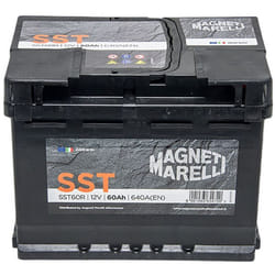 Magneti Marelli - Batteria Auto sst, Batteria Auto 60Ah 640A 12V B13 ad Elevate Prestazioni, Senza Manutenzione, con Maniglie, Ricambi Auto