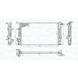 Radiatore MAGNETI MARELLI 350213200600