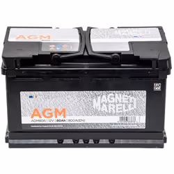 MAGNETI MARELLI Batteria Auto 80 Ah con Tecnologia Agm,- Batteria Auto Start e Stop L04 - 12V 80Ah 800A B13 - con Maniglie -R ...