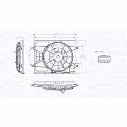 Diametro [mm]: 420. Indice: 069422796010. Numero del Produttore: 069422796010. Potenza nominale [w]: 110. Produttore: MAGNETI ...