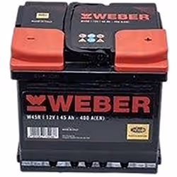 MAGNETI MARELLI Batteria Auto Weber L01, Batteria Auto 45Ah al Piombo Acido ad Elevate Prestazioni, Senza Manutenzione - Batt ...