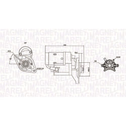 Motorino di avviamento MAGNETI MARELLI 063721089010