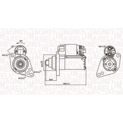 Motorino di avviamento MAGNETI MARELLI 063721294010