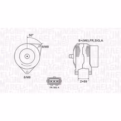 Alternatore-corrente carica [a]: 125. Indice: 063731857010. Numero del Produttore: 063731857010. Produttore: MAGNETI MARELLI. ...