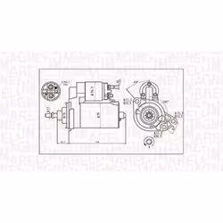 Indice: 063720713010. Numero del Produttore: 063720713010. N° denti: 9. Potenza motore avviamento [kw]: 1,7. Produttore: MAGN ...