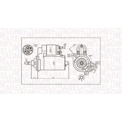 Motorino di avviamento MAGNETI MARELLI 063720713010