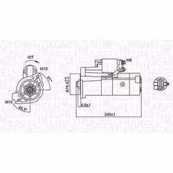 Motorino di avviamento MAGNETI MARELLI 063721221010 - Vista aggiuntiva 4