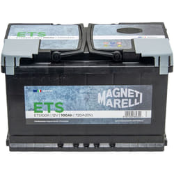 Magneti Marelli - Batteria Auto 100Ah con Tecnologia ets, Batteria Auto Lh4 - 12V 100Ah 720A B13 - con Maniglie - Ricambi Auto