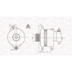 Generatore di corrente rotante MAGNETI MARELLI 063731900010