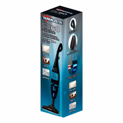 Termozeta SE60 Aspirapolvere verticale AC Secco HEPA Senza sacchetto 1 L 600 W Nero, Blu