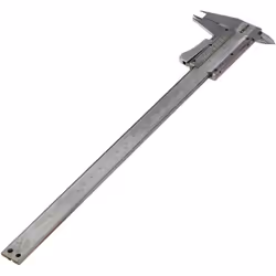 Descrizione Metrica 10031 Calibro in Acciaio Inox Temprato, 0-200 mm