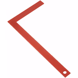 Descrizione Squadra per carpentiere rigida 400 mm.