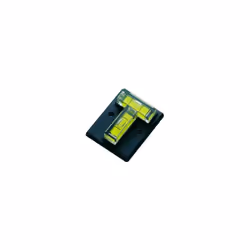 Metrica - Piccolo livello a T per piano nero 48X40 mm - 34551 - 2 T-viali in resina acrilica Specifiche tecniche: A x B : 48  ...