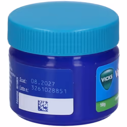 Vicks Vaporub Unguento Balsamico 50g Decongestionante per Raffreddore e Influenza