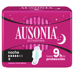Ausonia 8001090229168 prodotti di igiene femminile Salviettine detergenti 9 pz