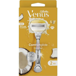 Venus comfortglide rasoio donna cocco plus olaz 2 lame ricambio (da 5 lame) e 1 manico - Gillette