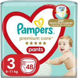 Pampers Premium Care Pants Size 3 6-11kg 48 pz