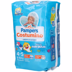 Pampers Il Costumino Pannolini per Mare Taglia 3(6-11kg) 12 Pezzi Taglia 4 (6-15kg)