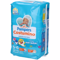 Pampers Il Costumino Pannolini per Mare Taglia 3(6-11kg) 12 Pezzi Taglia 5+ (15+kg)