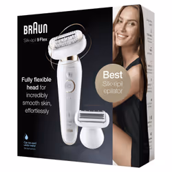 Braun Silk-épil 9 9-006 Flex 40 pinzette Bianco - Vista aggiuntiva 4