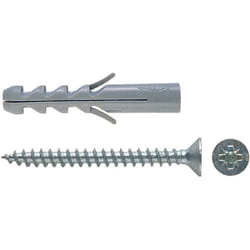 Tassello in nylon con vite s-v - ø mm.8x40 vite mm.5x50