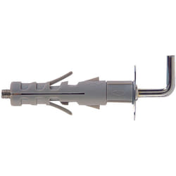 Tassello in nylon prolungato con gancio medio sb - sb 12/l2 ø mm.12x57 gancio mm.16
