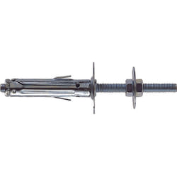 Tassello in acciaio con vite doppia sbs - sbs 9/5 ø mm.9x45 vite ø mm.5 ma x40