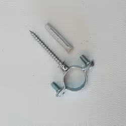 Per tubo rame e multistrato Collarino in acciaio zincato con filettatura di attacco M6 Per fissare tubi in rame, acciaio, pla ...
