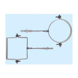 Collari Fischer per Pluviali - scp tondo - mm. 80 - zincato Conf. 1 Pz