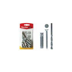 Tassello w100sx8k con vite tsp e punta per muro misura 8 pezzi 6+6 Fischer
