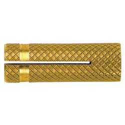 Tassello in ottone per viti po-m - ø mm.8 ma tassello ø mm.10x30