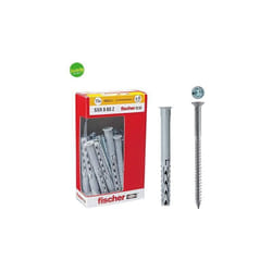 Fischer - Tasselli prolungati + viti in scatola sxr 8 x 80 z y a percussione ø 8 mm 30 pz