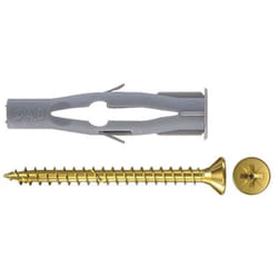 Tassello in nylon con vite fu-v - ø mm.8x50 vite mm.4,5x60