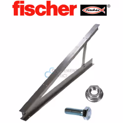 Triangolo Fischer STFN 10°-15°, Preassemblato per tetti piani per moduli orientati sia in verticale che in orizzontale per Si ...