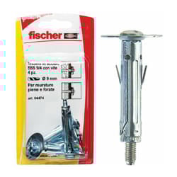 Tasselli acciaio sbs 9/3 k con occhiolo chiuso (4 Pz.) - Fischer