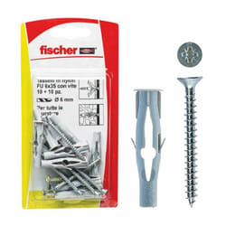 Tasselli fu 6X35 v k con vite. (10 Pz.) - Fischer