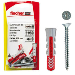 Duopower 8 s k fissaggio con vite in blister 00537629 - Fischer