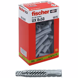 Fissaggio universale UX Il fissaggio in nylon per tutti i materiali da costruzione Materiali di supporto: Calcestruzzo Matton ...