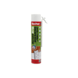 Fischer - Adesivo poliuretanico manuale per incollaggio di pannelli isolanti,lastre in cartongesso e piatti doccia modello fastgrip m750 750 ml