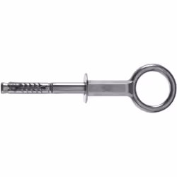 Golfare in acciaio specifico per ponteggi, interno occhiolo 50 mm., premontato su tassello TAM 12 Golfare in acciaio specific ...