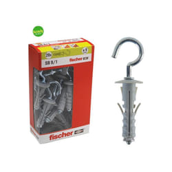 Tasselli + occhioli chiusi in cartone Fischer sb 9/3 y ø 9 mm 20 pz max 15 kg