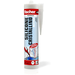 Fischer - sac silicone acetico cristallino 310ml. Sigillante siliconico cristallino a base acetica per applicazioni trasparenti. 00009359