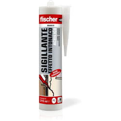 Fischer - Sigillante Effetto Intonaco, sar 310 Bianco, Acrilico, Finitura Ruvida, Verniciabile, per Facciate, Giunti, Fessure, Inodore, Uso Interno,