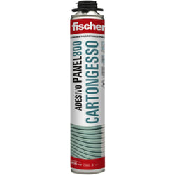 Fischer - Schiuma Poliuretanica Cartongesso panel 800 ml per Pistola, per Incollaggio di Pannelli, Isolanti eps, xps e Materiali Sintetici, Lana