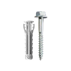 Tassello sx Plus 10x50 bm k con vite per legno e testa esagonale flangiata