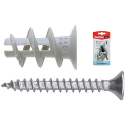 Tassello in nylon gks k con vite testa svasata piana per cartongesso - Fischer