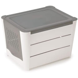 Snips - Porta Patate Contenitore Per Cibi 3 Kg Colore Bianco Grigio Made in Italy 0 %Bpa