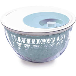 Snips - Centrifuga Scola Insalata Madame Butterfly 4 LTColore Bianco e Azzurro Made in ItalyBpa Free